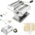 MZTOGR Manual Stainless Steel Pasta Machine – for Homemade Pasta & Ravioli