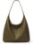 KALIDI Women’s Shopper Handbag Shoulder Bag PU Leather Tote Bag Vintage Hobo Bag with Zip Large for Work School Shopper Casual Daily