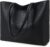 MEEGIRL Women Tote Bags Simple PU Leather Handbags Work School Shopping Bag for Women with Zipper and Inner Pocket