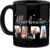 Tassendruck Black Mug with Saying „Allerbester Papa – Zum SelbstGestalten with Photo Collage for 4 Photos, Gifts, Birthday, Father’s Day, 300 ml, Personalised Gift