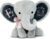 Love Faith Personalised Cuddly Elephant – Grey/Pink – Birth Gift