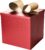 BIOBROWN Medium Gift Boxes with Lids for Gifts, 22 x 22 x 22 cm, Red Collapsible Gift Box for Valentine’s Day, Birthday, Wedding, Baby Shower, Party, Any Occasion
