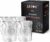 JAY K Golf Shot Glass 5cl – 3D Golf Ball Design in Glass – Double Walled Shot Glass – Premium Gift for Golfers Men Women & Golf Fans – Golf Shots Gift Idea Accessories, Pack of 4