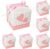 Small Gift Box, Pack of 50 Favours Box, Gift Box, Christening, Candy Box, Party Favours Gift Boxes with Ribbons for Wedding, Christening, Party, Birthday