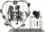 ito Electronics Swing Bottle Holder Lovers Dance Couple Wedding Gift Heart Wine Bottle Holder Wine Stand