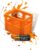 Battery Storage Box Beer Box Beer Box Battery Box Mini Box for Batteries + Batteries AA, AAA, 9 V, Empty – Gift for Men in 3D Printing (AAA, Orange)
