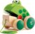 Hape E0361 Children’s Fridolin Pull-Along Frog, Multicoloured Toy