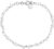 Amberta Women’s 925 Sterling Silver Heart Bracelet