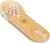 Relaxdays natural table bowling, mini bowling alley, set of 10 pins, skill game, for adults & children from 3 years, wooden table bowling