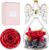 Miofula Eternal Rose Gifts for Women, Birthday Gift for Women, Flowers Guardian Angel Glass Dome, Infinity Roses Gifts for Mum Mother Grandma Girlfriend Gifts Christmas Anniversary Wedding Anniversary