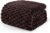 Exclusivo Mezcla Cuddly Blanket Fluffy 230 x 270 cm Fleece Blanket Brown