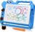 AiTuiTui Dinosaur Painting Board Magic Board Children’s Games Gift Girls Boys Colourful Magnetic Drawing Board Learning Toy from 3-7 Years, Magnetic Board Travel Size Children’s Toy (Blue)