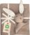 DIKOS® Original Baby Blanket Cuddly Rabbit Cappuccino 100% Organic Cotton Newborn Blanket Cuddly Blanket Knitted Blanket Girl/Boy Cuddly Blanket Baby First Essentials Gift at Birth