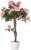 Outsunny Artificial Rose Plants Large 90 cm Artificial Plant with UV