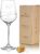 Spiral Wine Glass 40th Birthday Women & Men – Modern Wine Glass with Engraving, Spiral Engraving and Premium Crystals, Elegant Gifts for Men and Women – 1 Piece, 450 ml (40 Years)