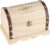 Herz & Heim® Personalised wedding gift, treasure chest with engraving in various sizes, wedding rings, approx. 15 cm x 10.5 cm x 9.5 cm (W x H x D)