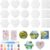 MoguGo Magnetic Canvas for Painting – Pack of 15 Small Canvases, Ideal for Canvas Painting for Children & Adults, for Acrylic, Oil & Gouache Paints – Creative Set for School, Studio & Gifts