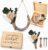 Hestya Horseshoe Wedding Gift for Bride and Groom Lucky Charm Wooden Box