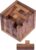 Pack cube, 125 cube S – 3D puzzle – thinking game – puzzle game – patience game – logic game in wooden frame