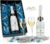 Römer Präsente Gift Set Ice Edition: 14 Pieces; 1 Francois Montand Ice Edition Champagne Glasses + 2 Champagne Glasses + 10 Lindt Lindor Balls Stracciatella – a perfect, ice-fresh combination!