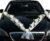 Car Decoration Wedding White Wedding Decoration Car Decoration Flower Decoration Car Wedding Car Wedding Garland Car Decoration Wedding Jewellery Wedding with 9 Roses, Bridal Car Decoration Set Wedding