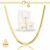 ZELYA Gold chain 925/585 women’s snake chain 3.5-4.3 mm wide, 45-60 cm length, necklace gold choker gold snak, golden chain personalised, real silver jewellery gift set