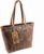 moonster Women’s Handbag Tote Bag 100% Natural Leather – Durable Buffalo Leather Bag – Leather Shopper Women’s Large with Polycotton Lining & Brass Fittings – Leather Bag Women’s Shopper
