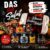 Altenburger Origanl Mustard Set Barbecue Gift Set „Real Men Grilling with Charcoal“, Gift Idea for Men and Women, Gift Basket, Gift Box as Easter Gift