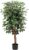Artificial Plant Large Artificial Tree Ficus Benjamini Artificial Plant Tree with Real Wood Trunk Ideal for Interior Decoration Green