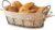 Bread Basket / Fruit Basket with Washable Fabric Insert 30 x 21 x 11 cm