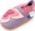 Dotty Fish Soft Leather Baby Shoes, Crawling Shoes, First Walking Shoes with Suede Soles Toddler shoes with flower design for girls. 0 – 6 months to 4 – 5 years.