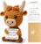 Thank You Gift Handmade Highland Cow, Thank You Gifts Small with Card, Cute Crochet Cuddly Toy as Lucky Charm for Women and Men, for Colleagues, Teachers, Mother’s Day, Farewell