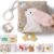 let’s make Baby Sensory Fabric Book Baby Toy from 0 3 6 12 Months – Interactive Feel Book Crinkle Book with Mirror Rattle, Pram Toy Baby Gift Boy Girl (Rabbit Fabric Book)