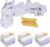 Gift Boxes with Ribbons, Pack of 50 Candy Gift Boxes, Candy Gift Box, Small, Candy Box Wedding, Candy Box for Party, Wedding, Christmas, Halloween, Birthdays (White)
