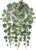 Artificial Plants Hanging 44 cm, Decorative Plants Artificial Plants in Plastic Pot, Artificial Plants Like Real, Green Artificial Plant Hanging Eucalyptus, Plastic Plants of Heart Leaf for Living Room Office Decoration