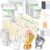 Plaster cast baby hand and foot for 4 casts, non-toxic