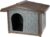 Kerbl Pet Levin Eco Dog Kennel, Grey Green/Brown, 99 x 70 x 75 cm, Dog Cave, Recycled Plastic, Dogs