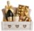Wooden Gift Basket for Filling 30 x 20 x 12 cm – Gift Basket Set – Wooden Gift Box – Gift Basket for Wine, Delicatesses, Sweets & DIY Gift Sets