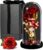 Maverton Red Eternal Rose with LED Lighting in Glass with Engraving