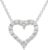 ‚Heart Chain with Heart Pendant Gift Girlfriend Heart Necklace 925 Sterling Silver Valentine’s Day Gifts for Her, Engraved in Luxury Case „I Love You Personalised COMB08 -2, Sterling Silver