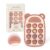 Moonkie Baby Teething Ring, Silicone Toy Mobile Phone, from 3 Months +, Children’s Phone for Pop It Toy, BPA-Free, Baby Teething Toy for Boys & Girls, Gift for Toddler (Blush)
