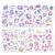 AOOWU Glitter Tattoo Set Children, 10 Sheets Unicorn Glitter Tattoos Girls, Waterproof Children’s Tattoo Stickers Boy, Temporary Children’s Tattoos for Party Decoration Gifts Party Bags Children’s Birthday Party