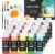 Shuttle Art 25 Colourful Acrylic Paint Set (60 ml Each) with Brush Set and