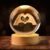 TUZELIYA Schön Dass Es Dich Gibt Crystal Glass Ball Gifts for Women Girlfriend Wife Mum Grandma Thank You Gift Personalised Gift for Birthday Wedding Christmas