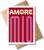 WBdesignz Italian Love Card „Amore Mio“ with Envelope – Love Message for Partner Girlfriend Boyfriend – Romantic Card Gift Idea for Valentine’s Day or Anniversary (DIN A6)