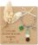 Farewell Gift Colleagues, Keyring Lucky Charm Gift for Job Change, New Beginning Gift with Clover, Courage Gifts with Card, Farewell Colleague Colleague New Job Gifts