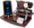Gifts for Men Christmas Wooden Phone Docking Station Watches Purses Bedside Organiser Birthday Gift Dad Birthday Gifts for Men or Dad Desk Organiser Wood