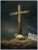 TATQUND Paint by Numbers Adult Lamb Under the Cross 40 x 50 cm Without Frame DIY Painting Set for Adults & Beginners, Relaxing Craft Set with Number Field, Gift & Decoration