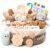 Baby Gift 30-Piece Gift Basket for Newborn, Khaki