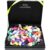 Hallingers Genuss Manufaktur Delicatessen Easter Gift Set – XXL Gift Basket „Easter Box Green“ Large Easter Nest with 60 Chocolate Easter Eggs with & without Alcohol, Easter Baskets for Women Men